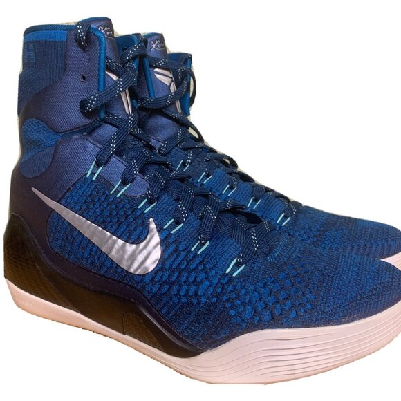Size 9 - Nike Kobe 9 Elite Brave‎ Blue 2014